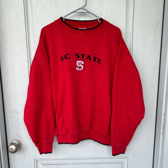 NC State Men's Red Crewneck Sweater - Picture 1 of 3
